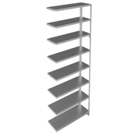 &eacute;l&eacute;ment de rayonnage, Acier galvanis&eacute;, Montant &agrave; fente, Ajout, 36" la x 96" h x 15" p Maritime Industrial Rubber