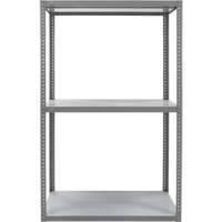 &eacute;tag&egrave;re robuste, Acier, Boulonn&eacute;, Capacit&eacute; 3000 lb, 36" la x 72" h x 18" p Maritime Industrial Rubber
