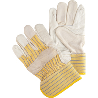 Gants pour ajusteur r&eacute;sistant &agrave; l'abrasion, Grand, Paume en Cuir fleur de vache Maritime Industrial Rubber