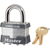 Cadenas commercial, Cl&eacute;s diff&eacute;rentes, Acier lamin&eacute;, Largeur de 1-3/4" Maritime Industrial Rubber