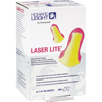 Bouchons d'oreilles Laser Lite de Howard Leight, Vrac - Boîte Maritime Industrial Rubber