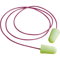 Bouchons d'oreilles en mousse Pura-Fit, Vrac - Boîte, Avec cordon Maritime Industrial Rubber