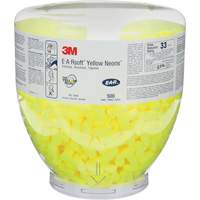 E-A-Rsoft Yellow Neons Earplugs, Bulk - Canister, Large Maritime Industrial Rubber