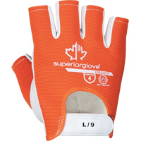 Vibrastop Half-Finger Vibration-Dampening Gloves, Size Medium, Goatskin Palm Maritime Industrial Rubber
