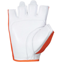 Vibrastop Half-Finger Vibration-Dampening Gloves, Size Medium, Goatskin Palm Maritime Industrial Rubber