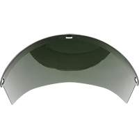 &eacute;cran facial moul&eacute;, Polycarbonate, Teinte Vert Maritime Industrial Rubber