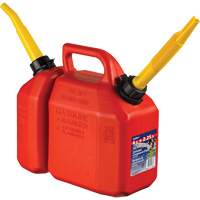 Combo Jerry Can Gasoline/Oil, 2.17 US Gal/8.25 L, Red, CSA Compliant/ULC Maritime Industrial Rubber