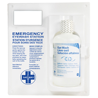 Eyewash Station - Single Station With Eyewash Solution Maritime Industrial Rubber
