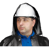 SBR Vulcan Rain Hood, One Size, Black, Rubber Maritime Industrial Rubber