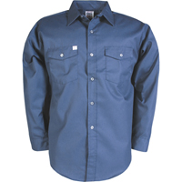 Work Shirts, Men's, Small, Navy Blue Maritime Industrial Rubber