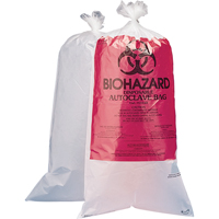 Hazardous Waste Disposal Bags, Bio-Hazard, 30" L x 24" W, 1.5 mils, 45.4 L (12 Gal.) Capacity Maritime Industrial Rubber