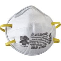 Respirateurs contre les particules 8110S, N95, Certifi&eacute; NIOSH, Petit Maritime Industrial Rubber
