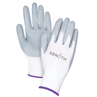Lightweight Breathable Coated Gloves, 6/X-Small, Foam Nitrile Coating, 13 Gauge, Polyester Shell Maritime Industrial Rubber