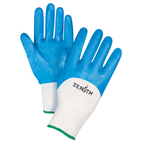 Gants enduits et tricot&eacute;s sans coutures de poids moyen, 8/Moyen, R&ecirc;vetement Nitrile, Calibre 13, Enveloppe en Coton Maritime Industrial Rubber