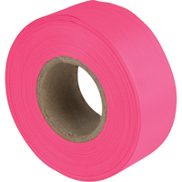 Rubans pour signalisation, 1,1875" la x 150' lo, Rose fluorescent Maritime Industrial Rubber