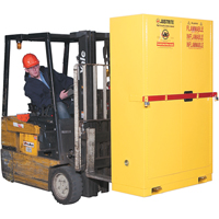High Security Flammables Safety Cabinet with Steel Bar, 45 gal., 2 Shelves Maritime Industrial Rubber