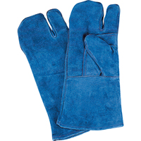 Double Palm & Thumb Welding Gloves, Split Cowhide, Size Large Maritime Industrial Rubber