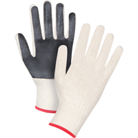 Gants en tricot &agrave; paume enduite, Poly/coton, Un c&ocirc;t&eacute;, Calibre 7, Petit Maritime Industrial Rubber