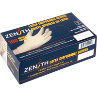 Gants d'examen de premi&egrave;re qualit&eacute; pour peau sensible, Petit, Latex, 4 mils, Poudr&eacute;s, Naturel Maritime Industrial Rubber
