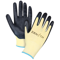 Gants r&eacute;sistants &agrave; la coupe avec prise sup&eacute;rieure, Taille T-Grand/10, Calibre 13, Rev&ecirc;tement Mousse de nitrile, Enveloppe en Aramide, ANSI/ISEA 105 niveau 3/EN 388 niveau 5 Maritime Industrial Rubber