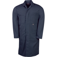 Lab Coats, Poly-Cotton, 40, Navy Blue Maritime Industrial Rubber
