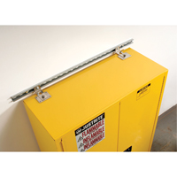 Seismic Bracket for Sure-Grip&reg; Ex Flammable Storage Cabinet Maritime Industrial Rubber