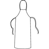 Apron, Tyvek&reg; 400, White, 28" W x 36" L Maritime Industrial Rubber