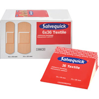 Salvequick&reg; Bandage Dispensing Systems Refills, Rectangular/Square, Fabric, Sterile Maritime Industrial Rubber