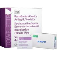 Benzalkonium Chloride Wipes, Towelette, Antiseptic Maritime Industrial Rubber