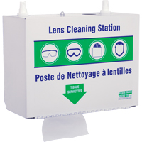 Postes en M&eacute;tal Pour Le Nettoyage De Verres - Deux Boutielle De Solution 500ml Et 1 Boîte De Serviettes, M&eacute;tal, 10,5" lo x 5,5" p x 6,3" h Maritime Industrial Rubber