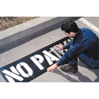Pochoirs pour parc de stationnement, Anglais, 12" Maritime Industrial Rubber