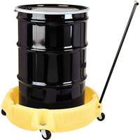 Spill Scooter, 35" dia. x 9" H, 11 US gal. Spill Cap. Maritime Industrial Rubber