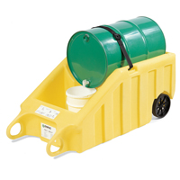 Poly-Dolly&reg;, 69" L x 31.7" W x 26.5" H, 70 US gal. Spill Cap. Maritime Industrial Rubber
