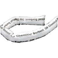 Chemical Sorbent Mini-Boom, Chemical, 4' L x 3" W, 12 gal. Absorbancy, 12 /Pack Maritime Industrial Rubber