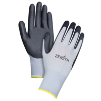 Gants l&eacute;gers enduits et respirants, 11/2T-Grand, R&ecirc;vetement Mousse de nitrile, Calibre 13, Enveloppe en Polyester Maritime Industrial Rubber