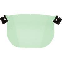 Peltor Faceshield, Polycarbonate, Green Tint Maritime Industrial Rubber
