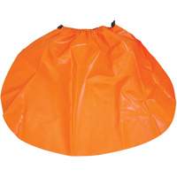 &eacute;cran anti-pluie pour casque de s&eacute;curit&eacute;, Taille unique, Orange, Nylon/PVC Maritime Industrial Rubber