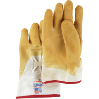Nitty Gritty&reg; Coated Gloves, 10/Large, Rubber Latex Coating, Cotton Shell Maritime Industrial Rubber