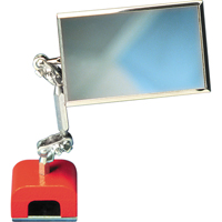 Miroir d'inspection, Rectangulaire, 3-1/2" lo x 2" la, T&eacute;lescopique Maritime Industrial Rubber