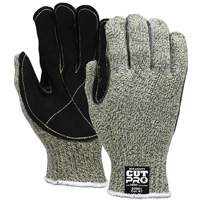 Gants r&eacute;sistants aux coupures Hero, Taille Petit/7, Calibre 7, Enveloppe en Acier inoxydable/Kevlar/PEHD, ANSI/ISEA 105 niveau 4 Maritime Industrial Rubber