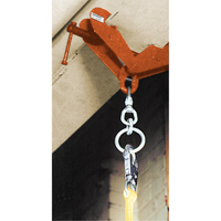 Miller&reg; Anchorage Connector Beam Clamps, I-Beam/Steel, Temporary Use Maritime Industrial Rubber