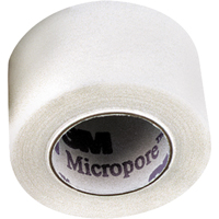 3M Micropore Hypoallergenic Surgical Tape, Class 1, 30' L x 1/2" W Maritime Industrial Rubber