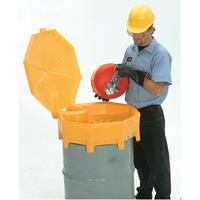 Global Ultra-Drum Funnel with Cover, 5 gal. Maritime Industrial Rubber