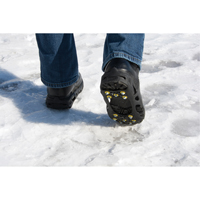 Heavy-Duty Anti-Slip Ice Cleats, Steel, Stud Traction, Medium Maritime Industrial Rubber