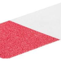 Premium Anti-Skid Tape, 2" x 60', Red & White Maritime Industrial Rubber