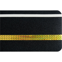 Premium Anti-Skid Tape, 6" x 24", Black Maritime Industrial Rubber