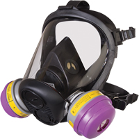 North&reg; RU6500 Series Full Facepiece Respirator, Silicone, Small Maritime Industrial Rubber