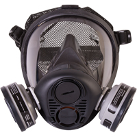 North&reg; RU6500 Series Full Facepiece Respirator, Silicone, Small Maritime Industrial Rubber