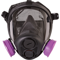 North&reg; RU6500 Series Full Facepiece Respirator, Silicone, Small Maritime Industrial Rubber