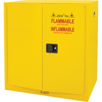 Flammable Storage Cabinet, 30 gal., 2 Door, 43" W x 44" H x 18" D Maritime Industrial Rubber